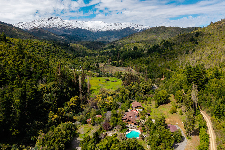 Tumunan — Vista aérea del viñedo